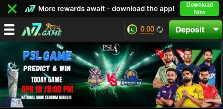 N7 Game APK Download - Earn Big in Pakistan