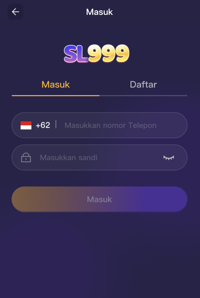 sl999 login 1